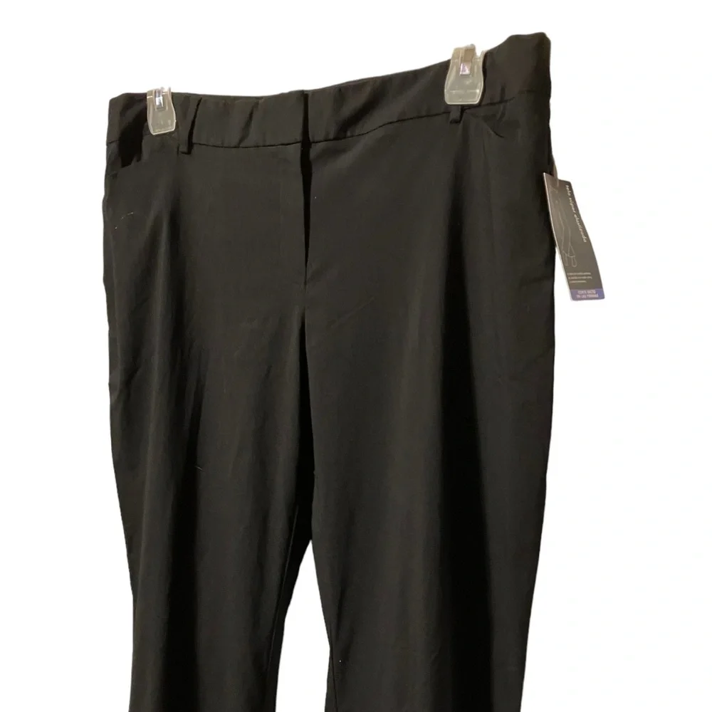 NWT Classic black stretchy, millennium petite & average plus size pants - Picture 2 of 9